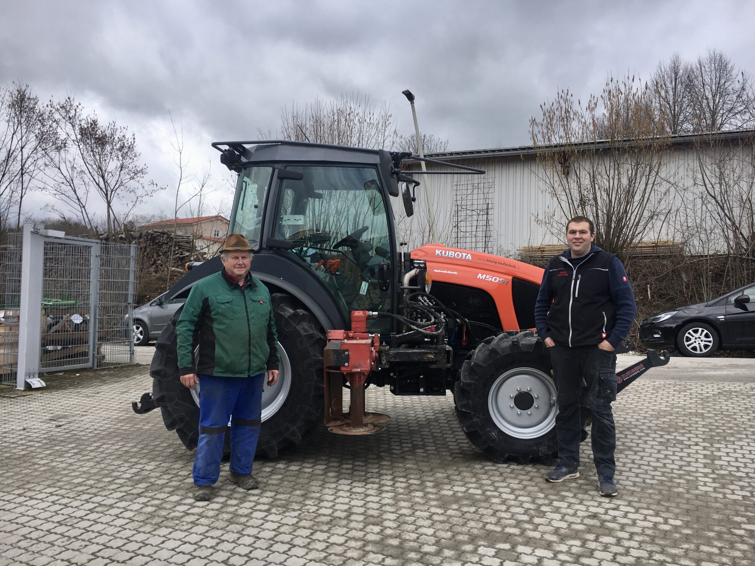 Kubota Hopfenschlepper