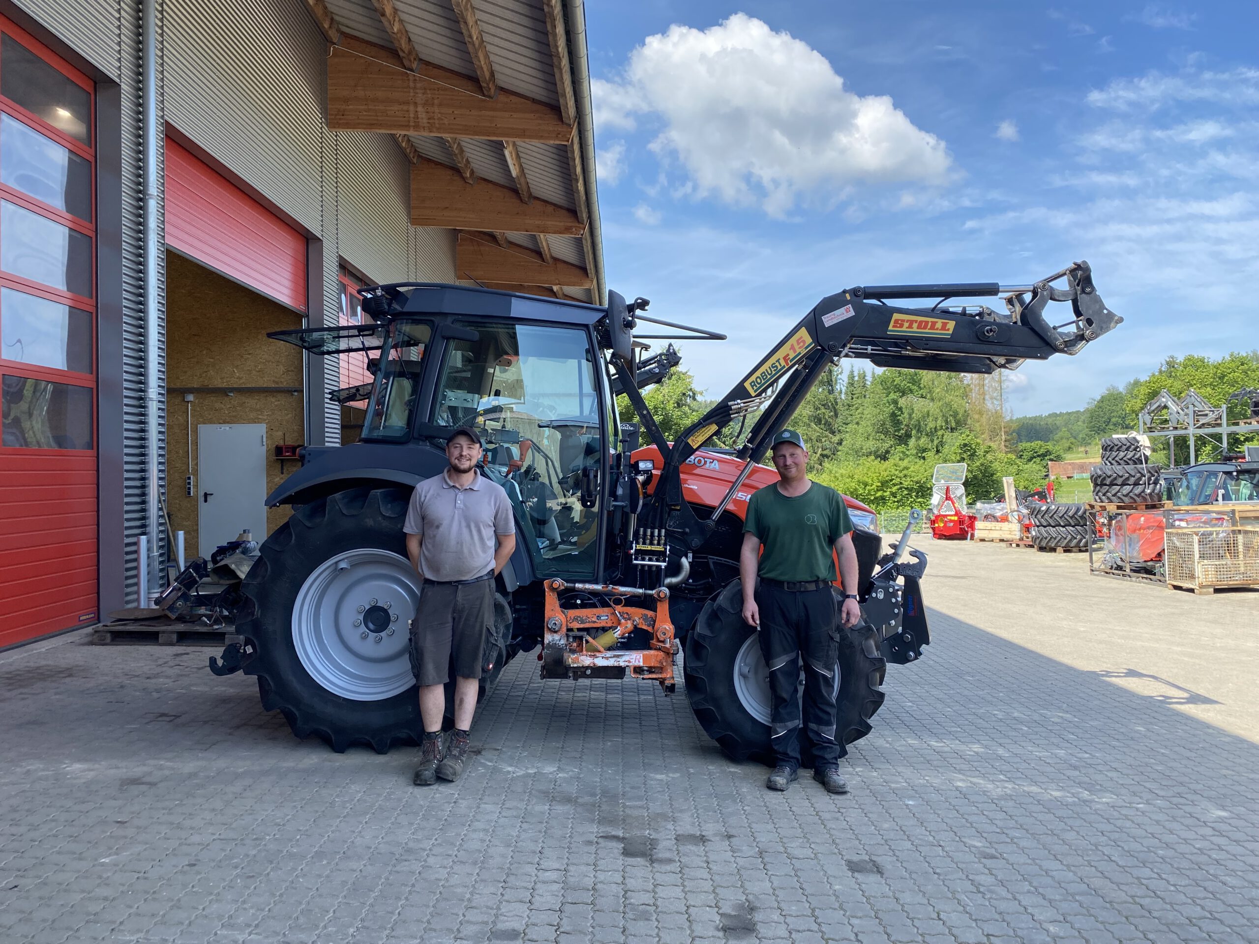 Kubota Hopfenschlepper