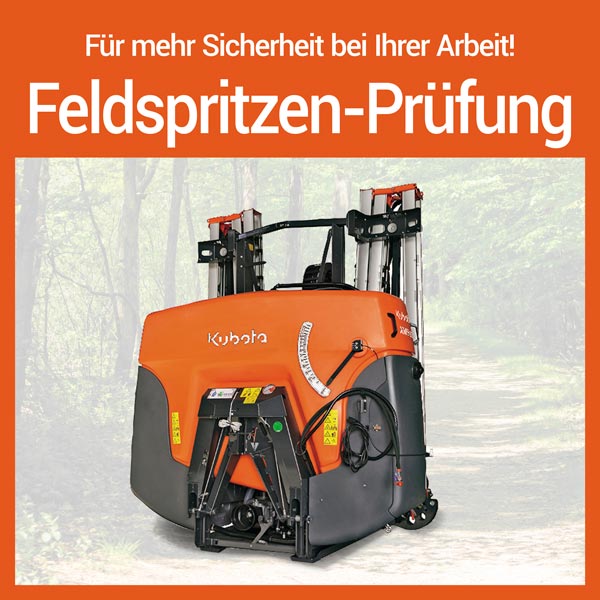 Feldspritzen Prüfung